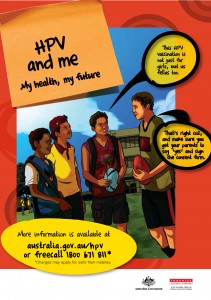 HPV and Me – My Health, My Future follows the story of Wes and Bianca and features a cameo appearance by country music star Troy Cassar-Daley. 